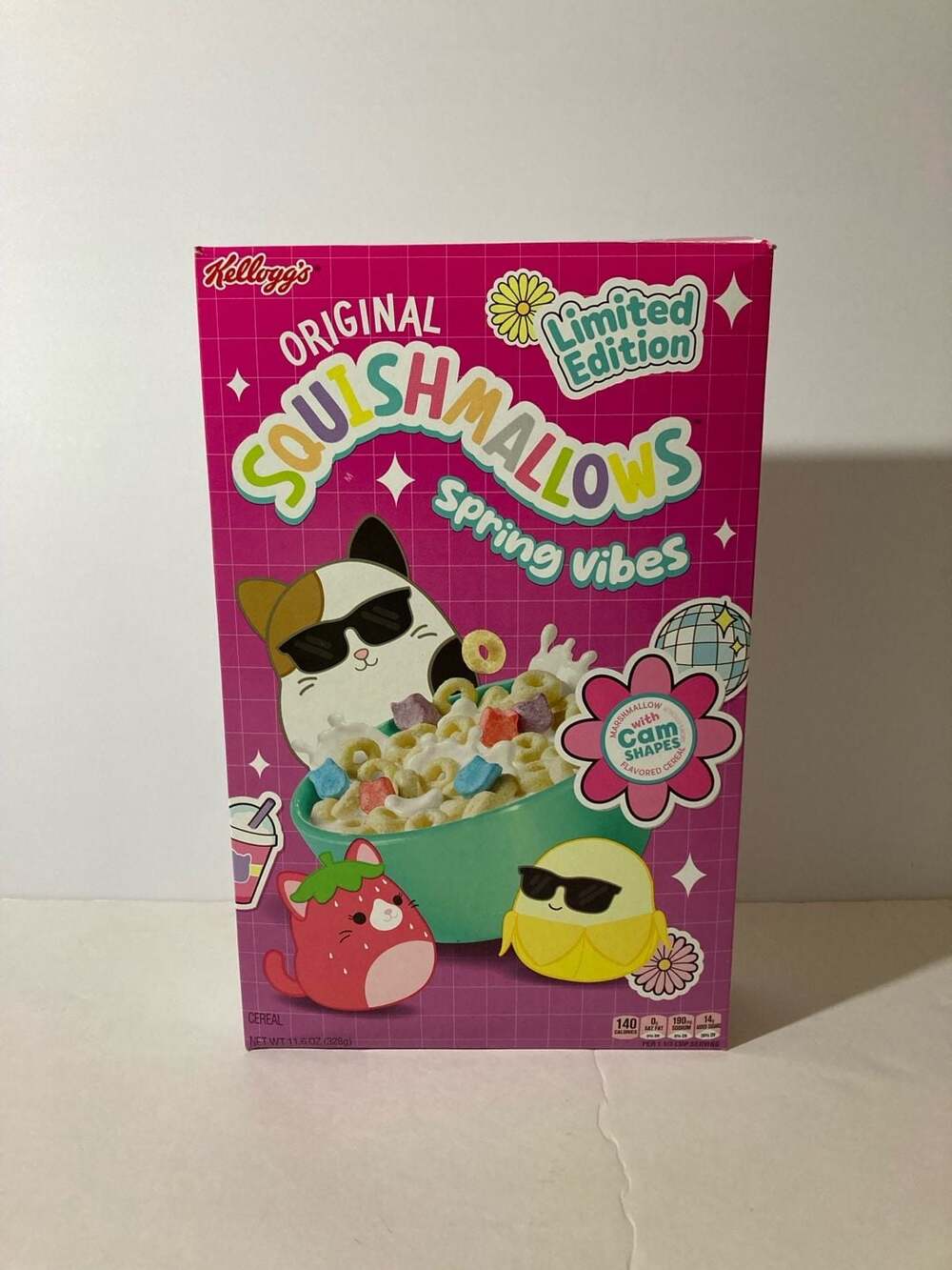 Kellogg's Squishmallows Spring Vibes Marshmallow Flavored Cereal 11.6 oz